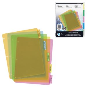 11x17 2 Angle-D Ring Clear Frost Poly Binder