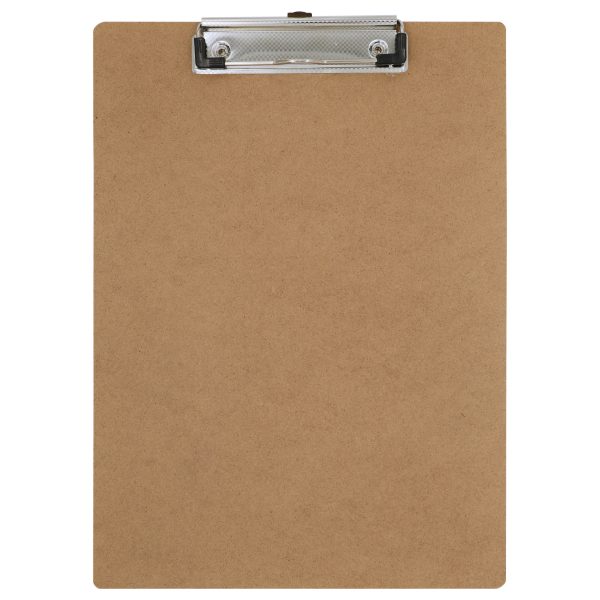 1020-9460-00-000 - Letter Size Clipboard, Wood