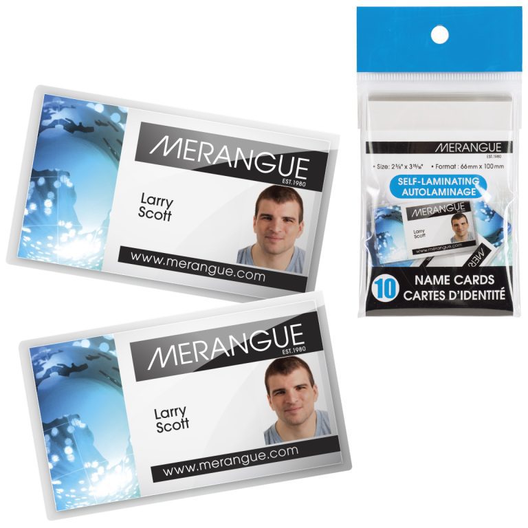 Self Laminating Name Cards – Merangue