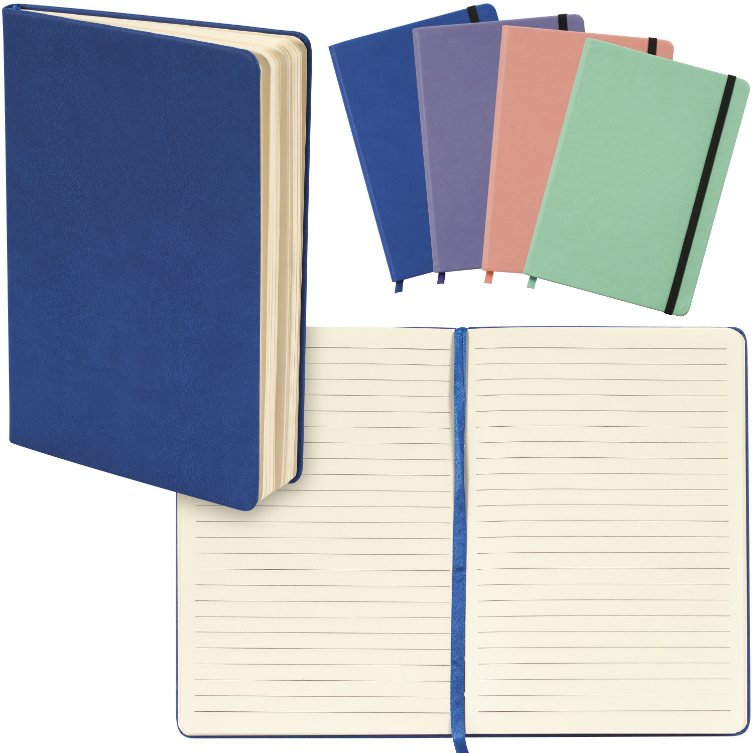 Notebook with Bungee Strap, 6 x 8″ – Merangue