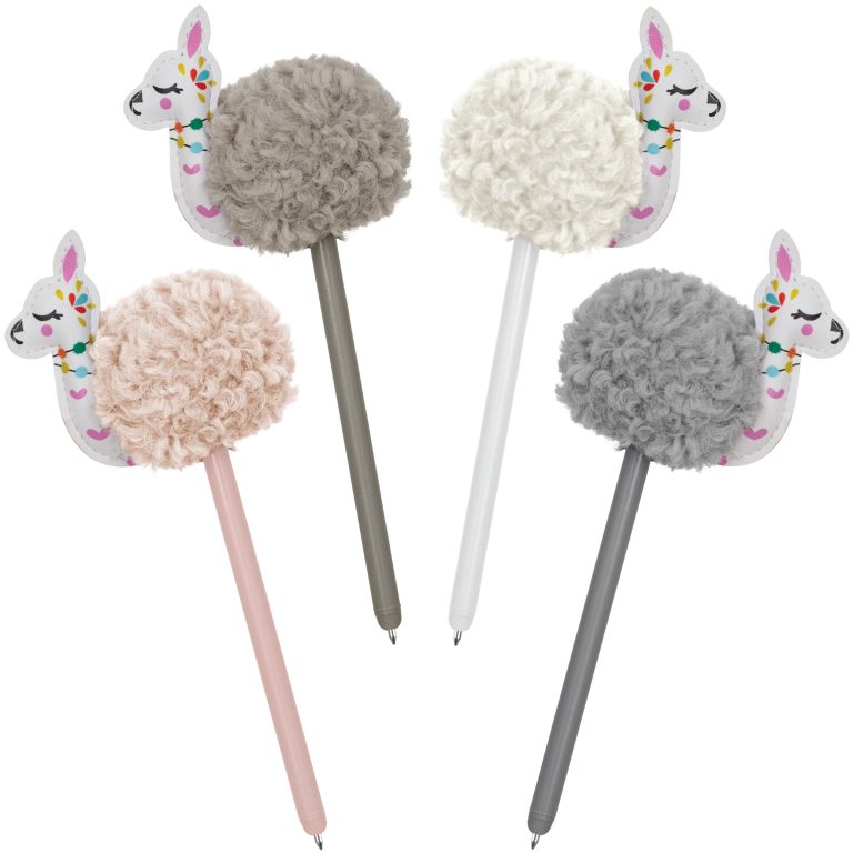 Llama Puff Pen Merangue