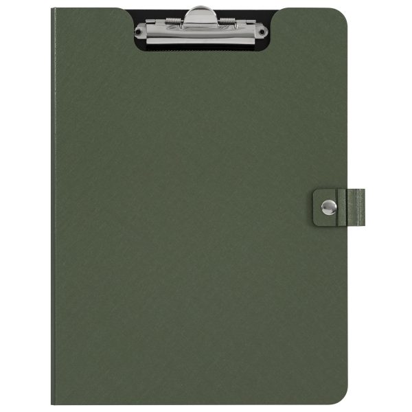 1020-2100-00-000 - BD, Polyfoam Padfolio w/clip Green