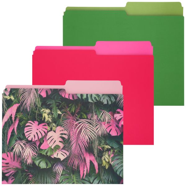 1088-4051-00-000 - 3pk Wild Botanical File Fldrs