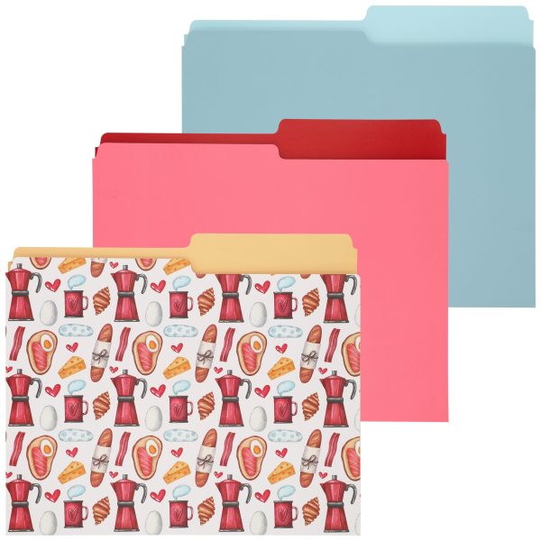1088-4071-00-000 - 3pk Coffee & Carbs File Fldrs