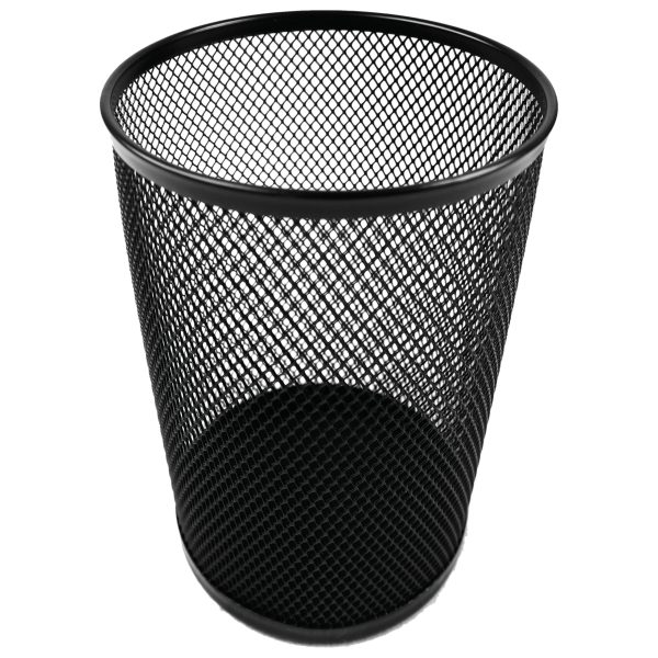12301 - Mesh Jumbo Orgnzr Cup Blk 4.5x5.25"