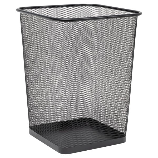 14533 - Mesh Sqr Bskt Blk 27x27x35.5CM-X