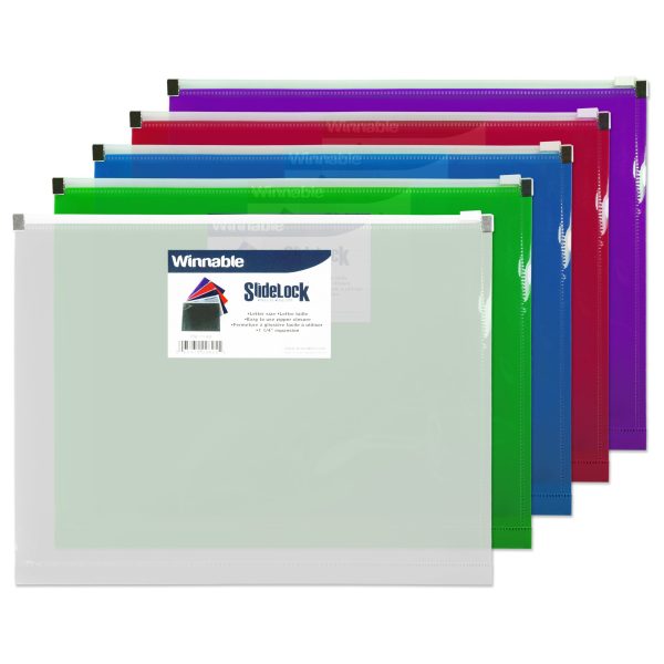 ENZ-11-AD - Slidelock Letter Zip Envelope, Assorted