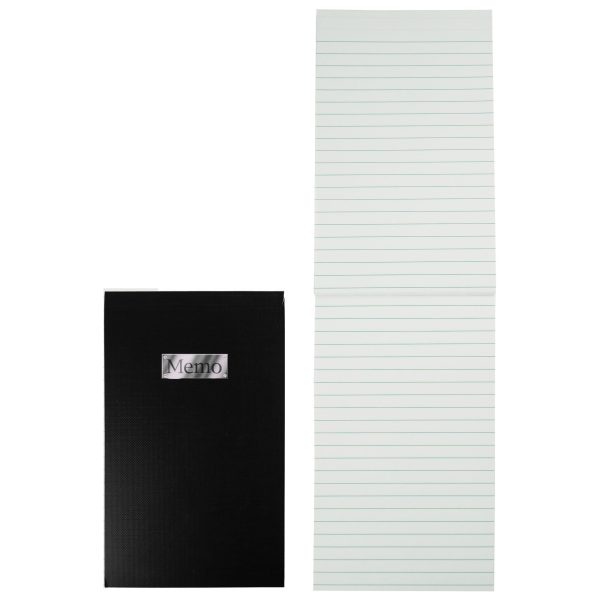 W175-BK - Top Flap Memo books 3 1/2 x 6