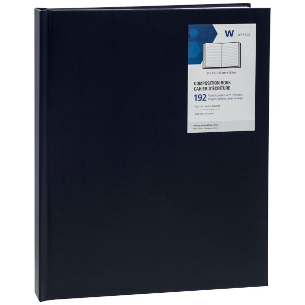 W9-02-BE - Comp book 9" X 7 1/2", Blue