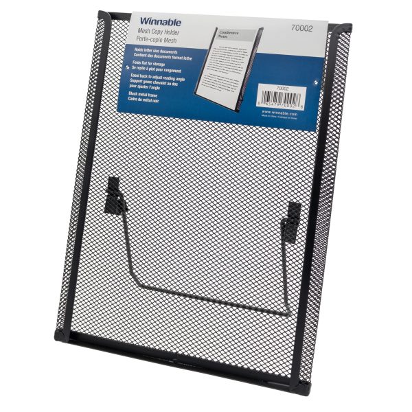 70002 - Mesh Copy holder.12x 9".Blk-X