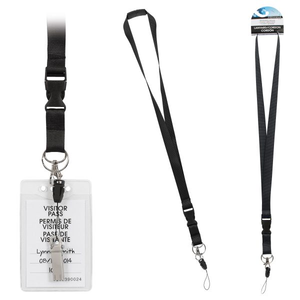 Breakaway Lanyard with Removable Buckle and Clip - Image 2
