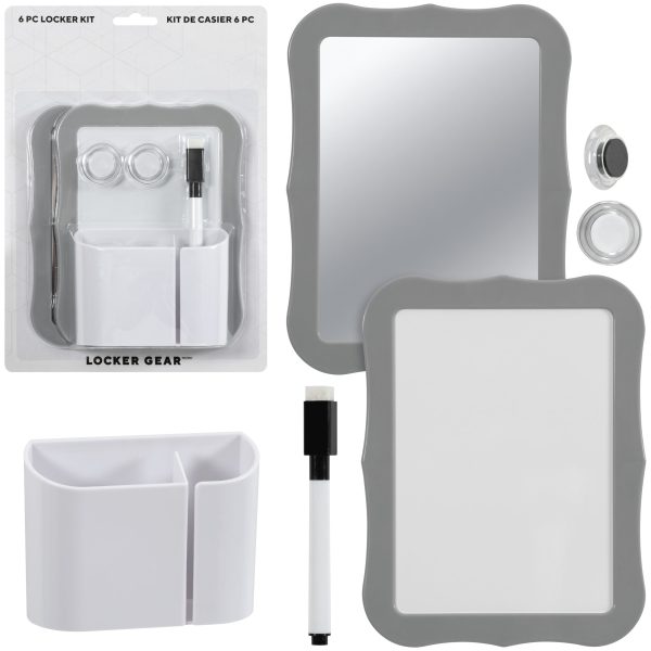 1018-5161-21-000 - Plastic Locker Accessory Kit – Grey