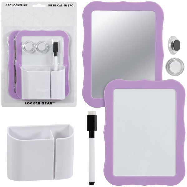 1018-5171-80-000 - Plastic Locker Accessory Kit – Purple