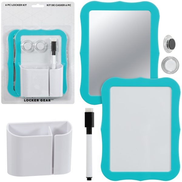 1018-5181-61-000 - Plastic Locker Accessory Kit – Teal