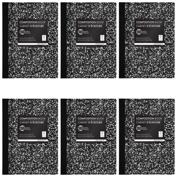1038-3020-00-006 - 6-Pack 8x10" Marble Composition Notebooks - Image 6
