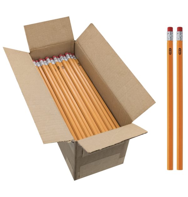 38R9-4042-00-000 - 150-Pack HB #2 Pencils – Yellow Barrel, Medium Lead, Unsharpened