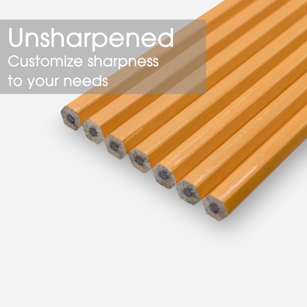 38R9-4042-00-000 - 150-Pack HB #2 Pencils – Yellow Barrel, Medium Lead, Unsharpened - Image 3
