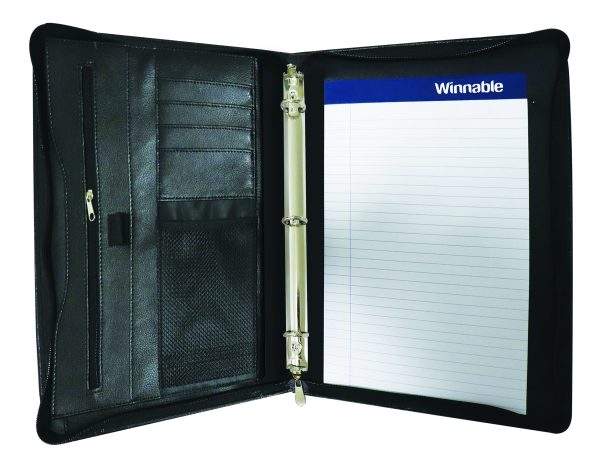 Large Executive Ring Binder with Handles (Black) - Image 2