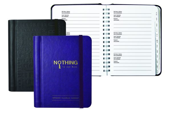 WPW-35-AD - Password Logbook 5.75" x 4.25", 144 Pages