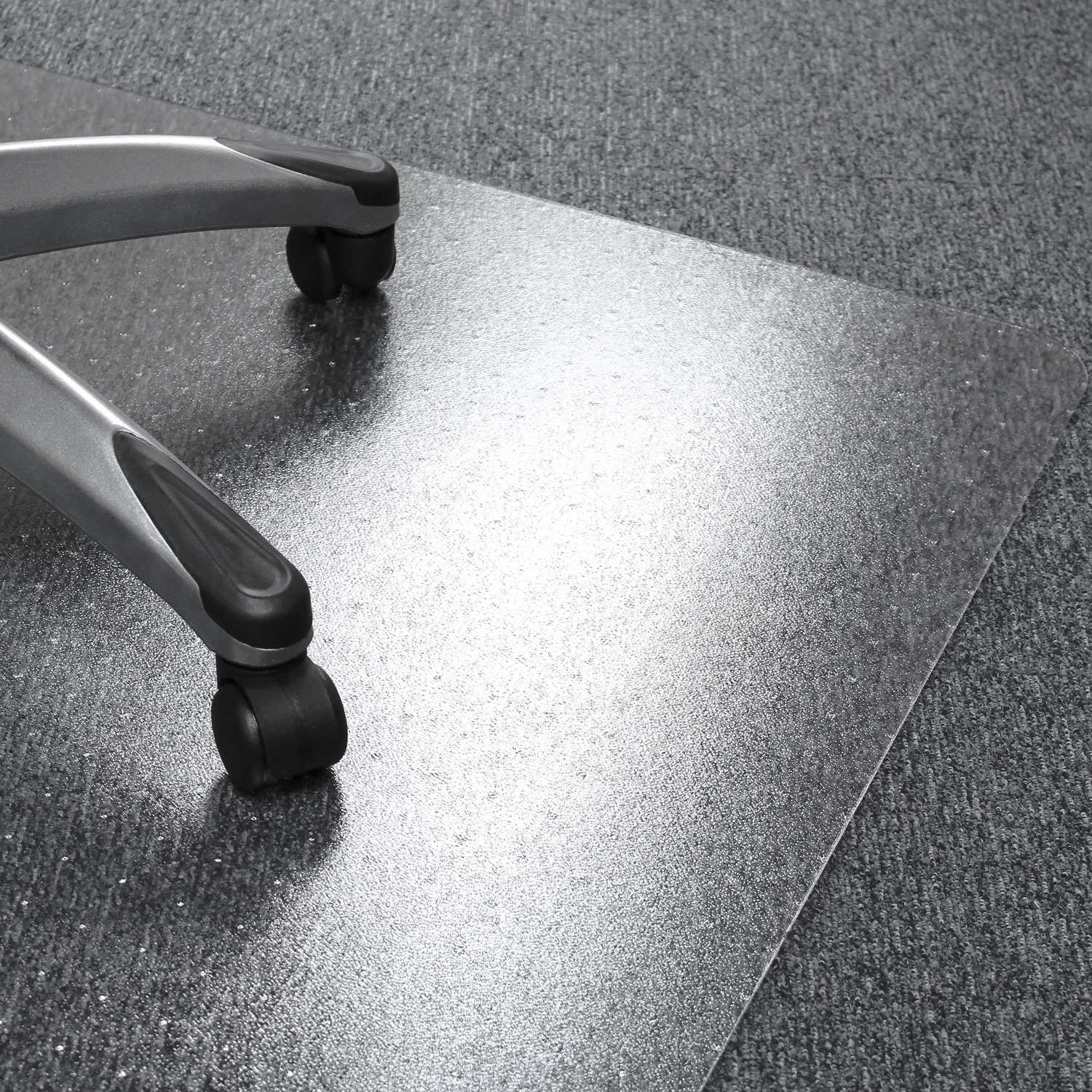 EXC1115227ER – Floortex Polycarbonate Rectangular Chair Mat for Deep Pile – 46 x 60″